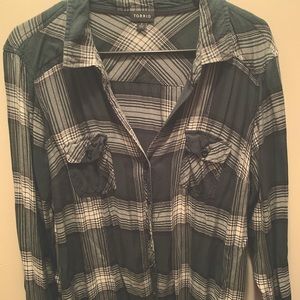 Button up Twill Plaid